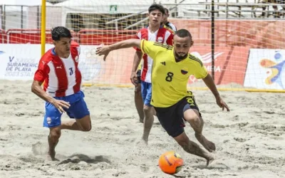 Selección Colombia de Fútbol Playa va por su segunda victoria en los juegos ODESUR