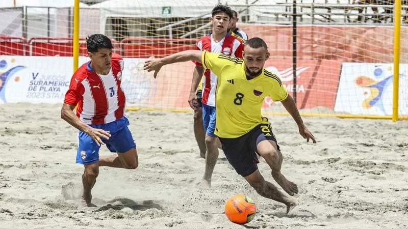 Selección Colombia de Fútbol Playa va por su segunda victoria en los juegos ODESUR