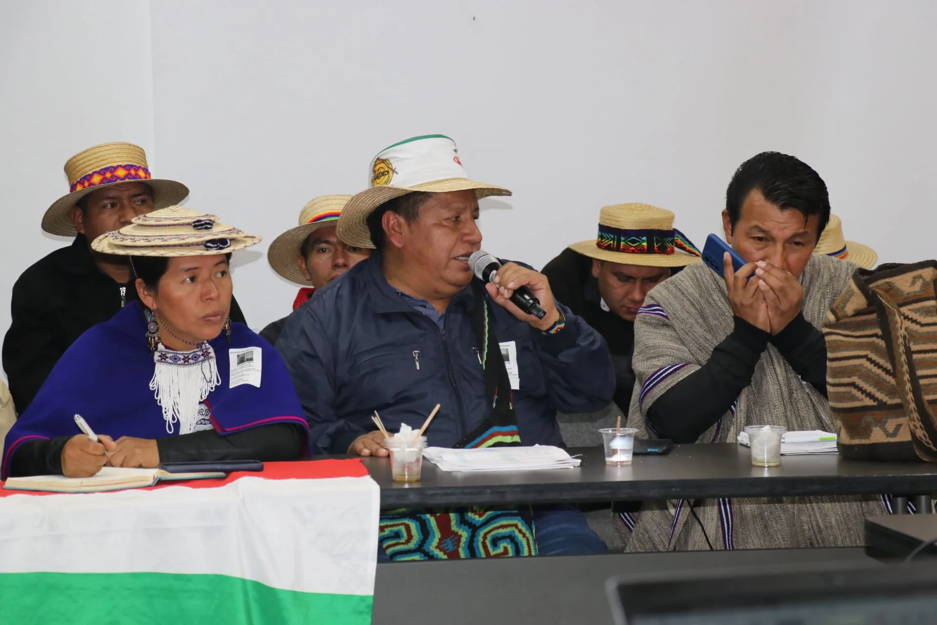 Avanza la Minga Indígena del Huila en Bogotá