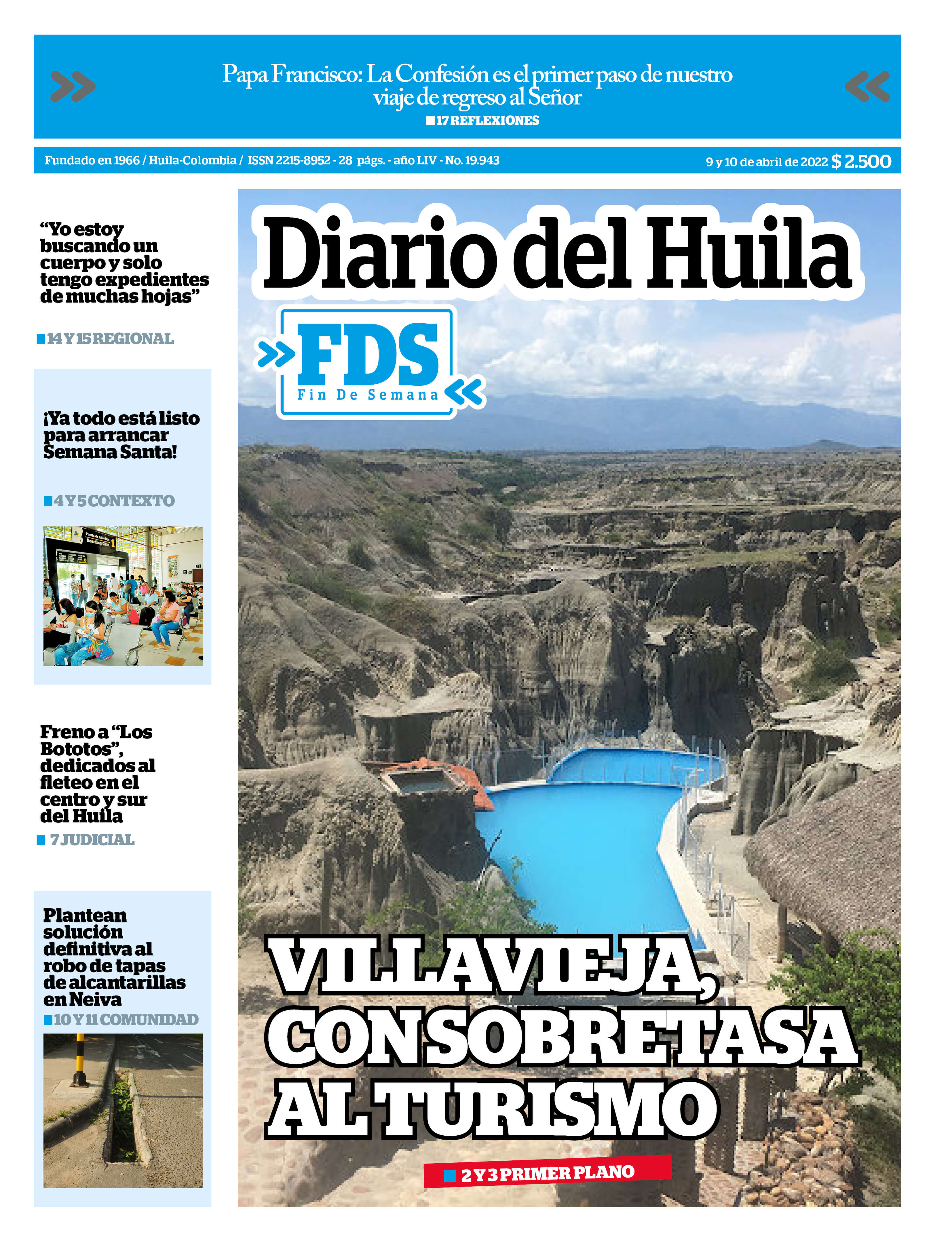 Diario del Huila 09 y 10 de abril de 2022