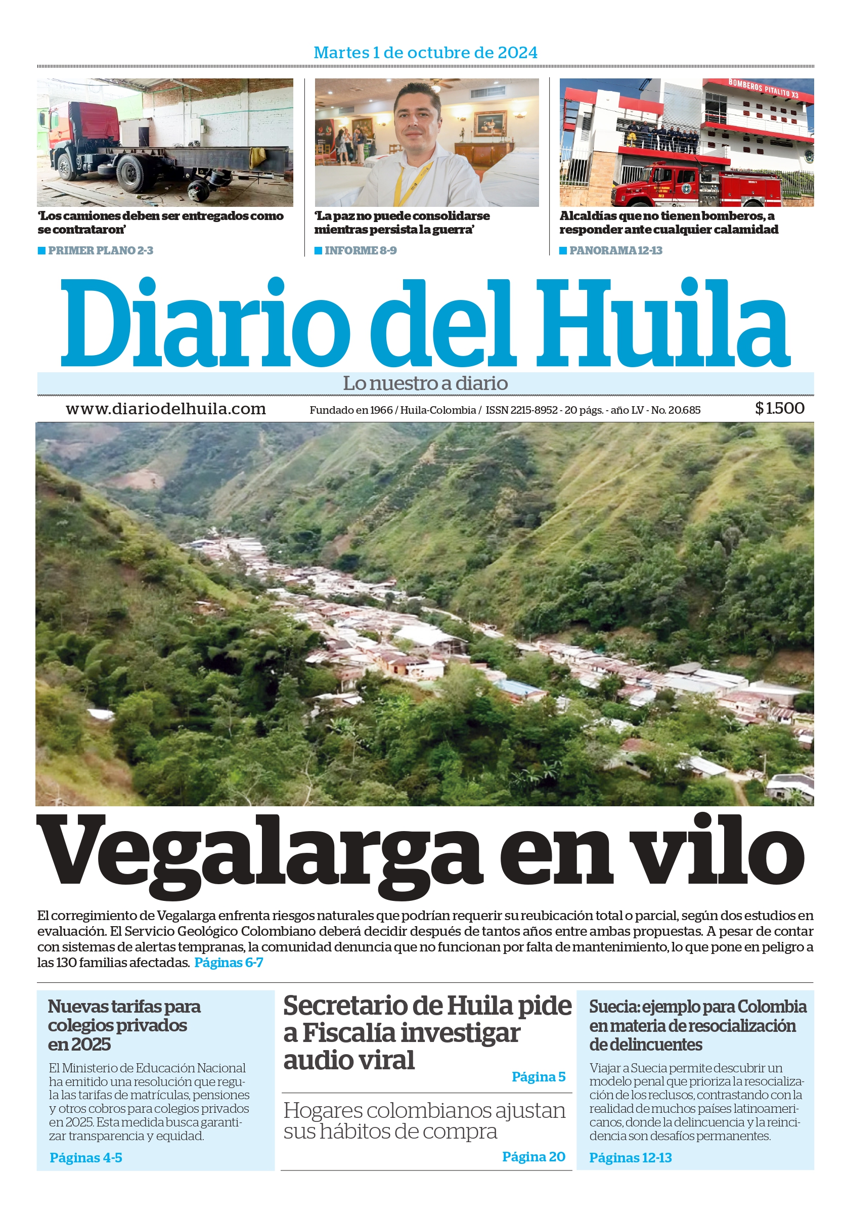 Diario del Huila 01 de octubre de 2024