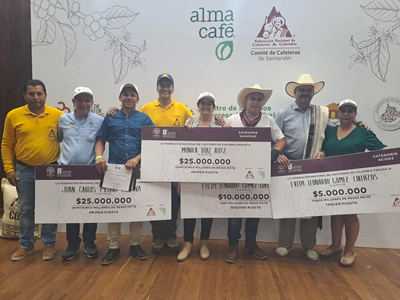 Cafés del Huila brillan por su calidad