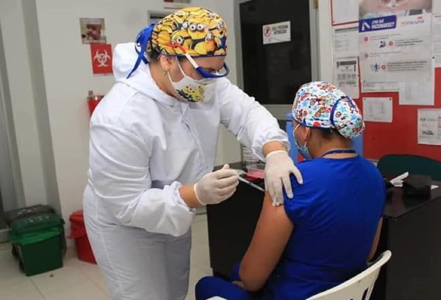 Cinco municipios del Huila punteando en la inmunización