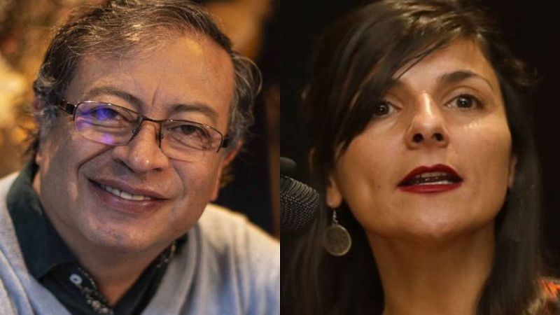 El presidente Gustavo Petro salió en defensa de la ministra Irene Vélez