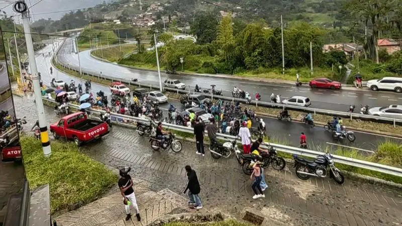 Estragos de los piques ilegales en Antioquia