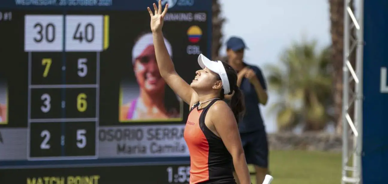 María Camila Osorio jugará la final del WTA 250 de Tenerife