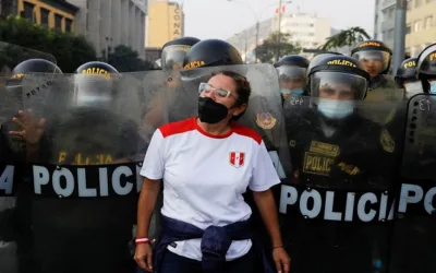 Trino de la Policía Nacional de Perú encendió la polémica