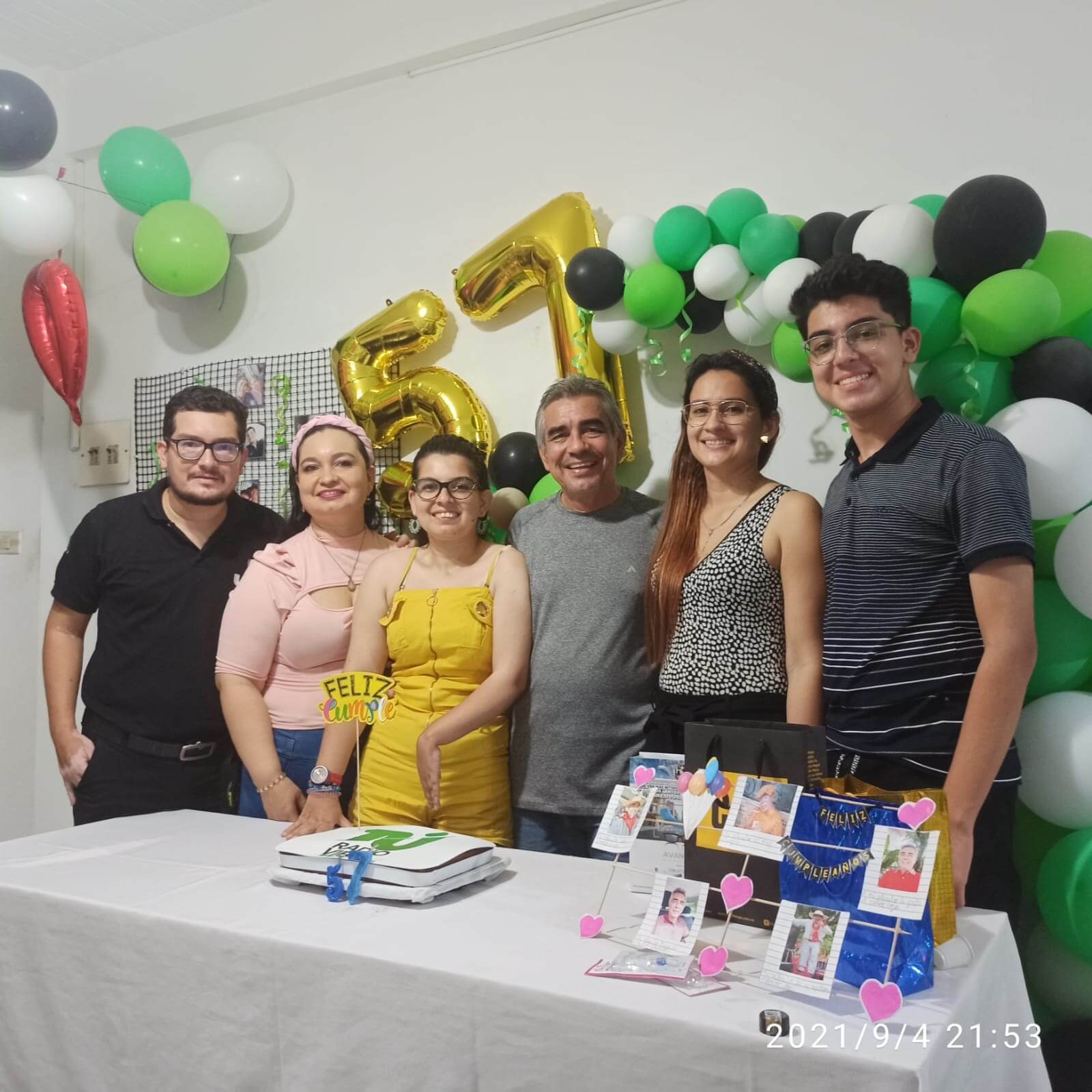 Celebración de Jairo Bobadilla Carvajal