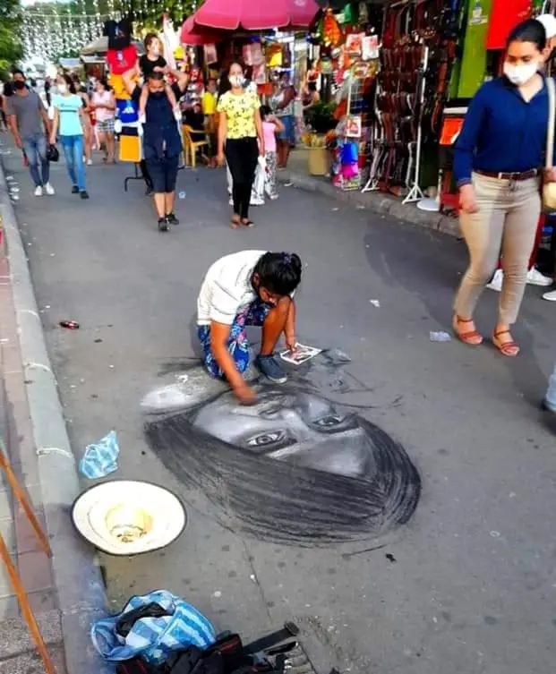 El artista que pinta las calles de Neiva