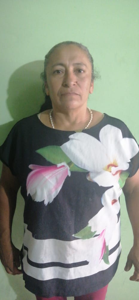 Luz Mery Anacona, presidenta de la Asociación de pequeños Barequeros Artesanales de Tarqui.