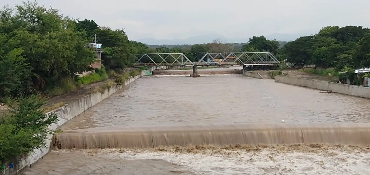 Se reportó aumento en el caudal del río Las Ceibas.