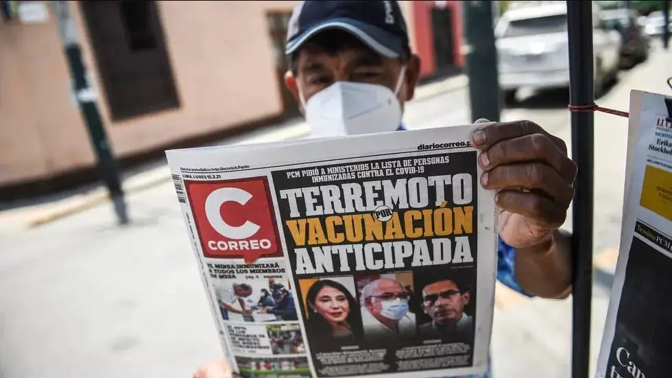‘Vacunagate’ en Perú: poderosos se vacunaron en secreto con artimañas
