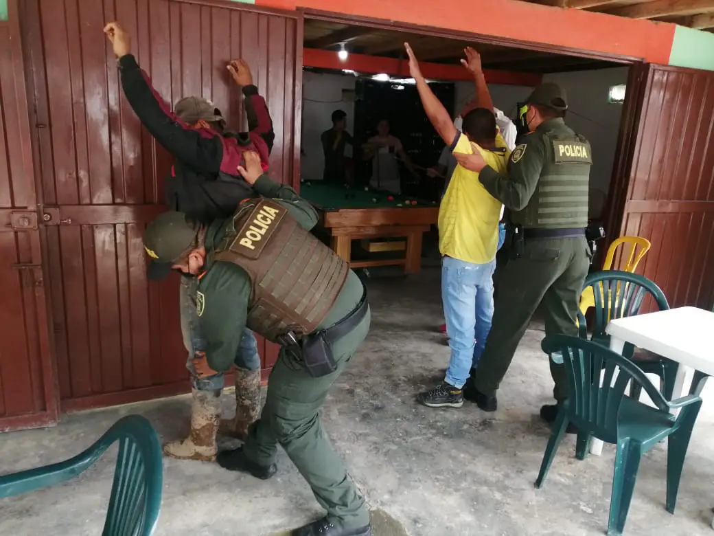 Durante el fin de semana en la jurisdicción del Departamento de Policía Huila, se logró la captura de 36 personas y la aprehensión de 3 adolescentes;