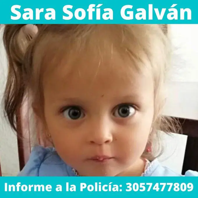 Expiden circular amarilla de Interpol para buscar a Sara Sofía en otros países