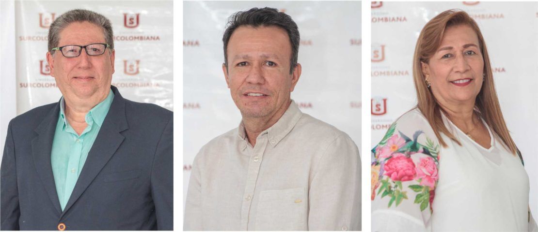 Luis Alberto Tamayo, Nelson Gutiérrez y Nidia Guzmán, candidatos a la Rectoría de la Usco.