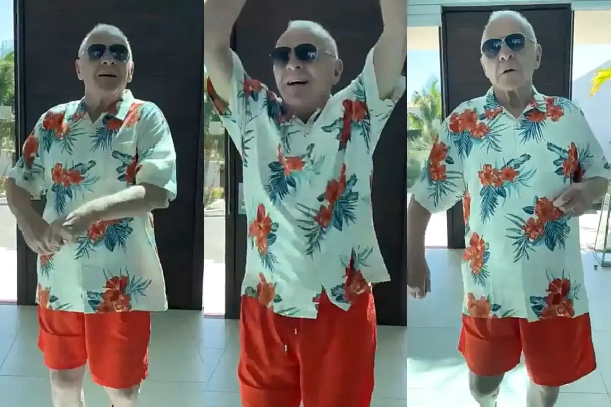 “Soy colombiano”: Anthony Hopkins bailó a a ritmo del merengue