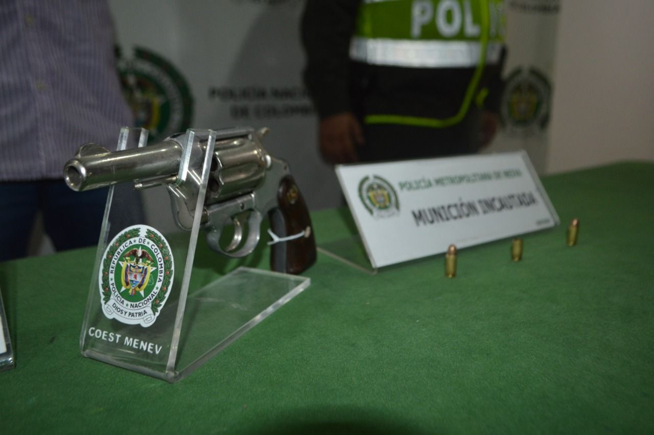 Logran incautar 5 armas de fuego ilegales en área metropolitana de Neiva