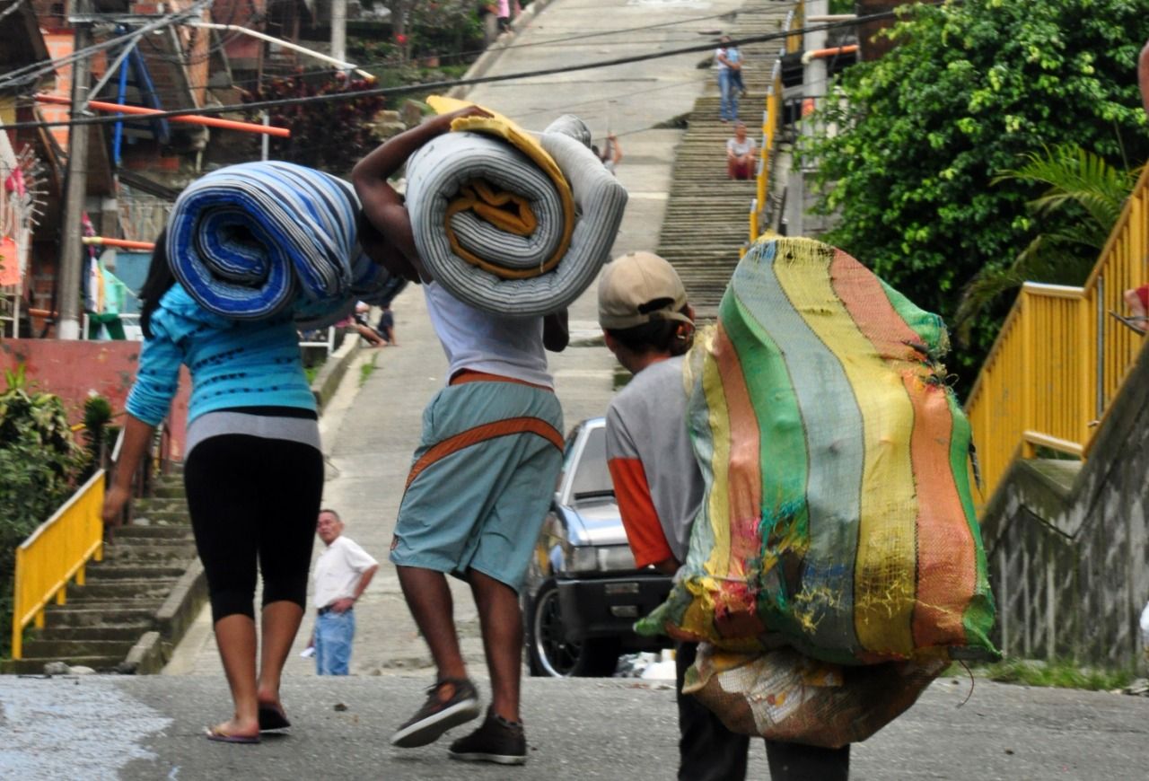 En Colombia cada media hora una persona es desplazada