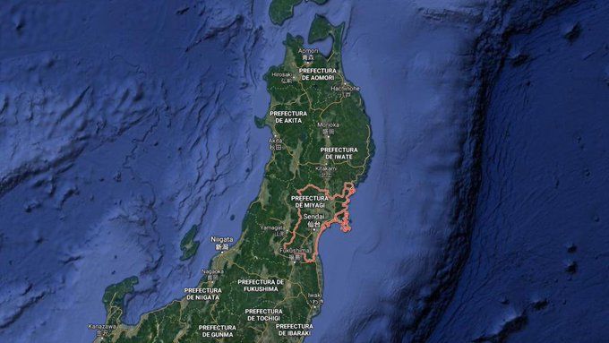 Japón levanta alerta por tsunami tras terremoto de 6.9 en el noreste del país