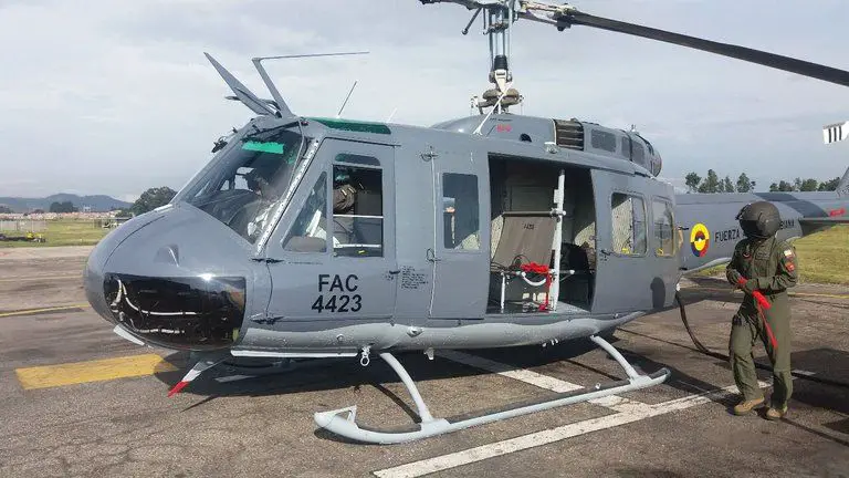 Llegaron cinco helicópteros donados por EE.UU. para acompañar la aspersión aérea con glifosato