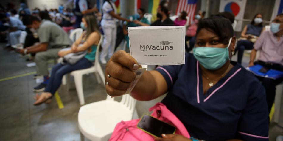 En Colombia han vacunado solo al 2.67% de la población contra el coronavirus