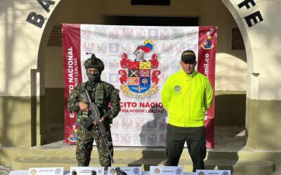 Policía y Ejército encontraron arsenal de las disidencias en zona rural de Neiva