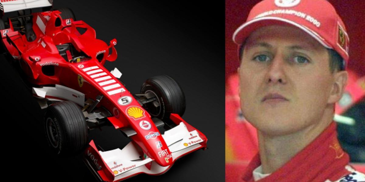 El último Ferrari de Schumacher será subastado en Nueva York