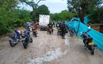 Creciente generó emergencia en el sector de Puente Amarillo, en Hobo, Huila