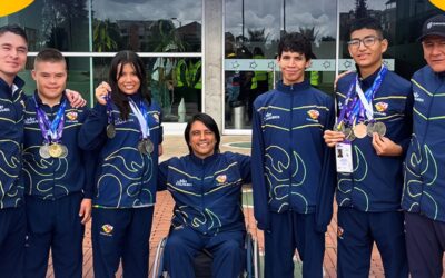 Paranatación huilense brilló con 13 medallas en la final nacional de los Juegos Intercolegiados