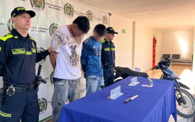 Tras una persecución policía detuvo a dos ladrones en Neiva