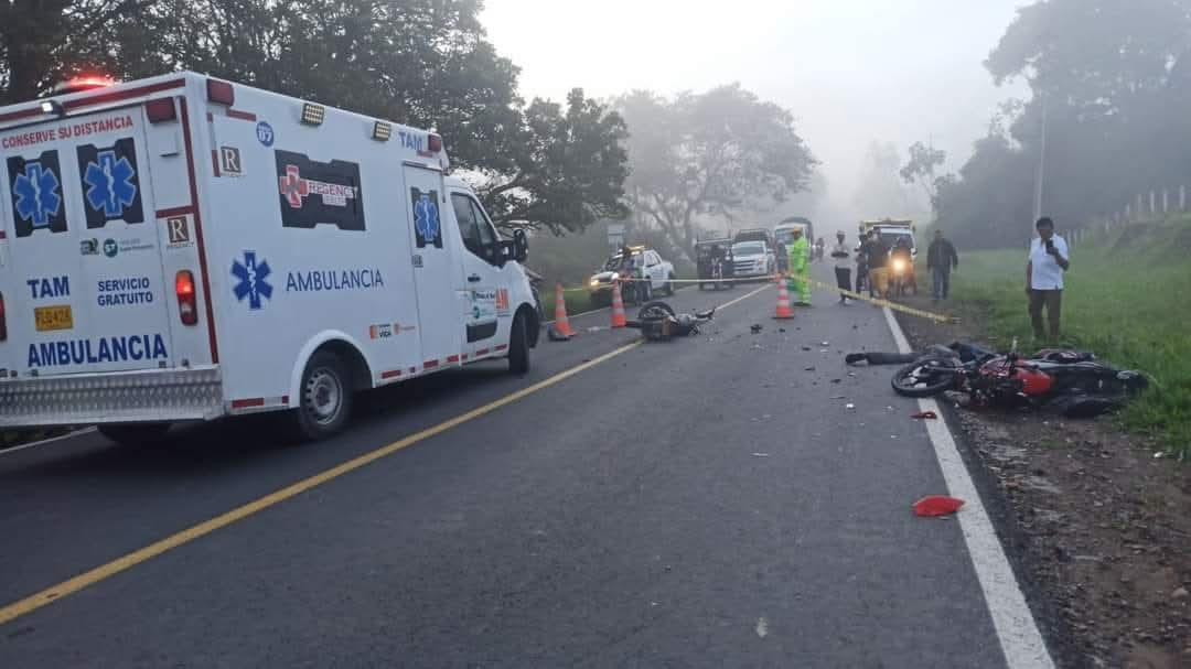 Choque entre motos dejó dos muertos en el sur del Huila