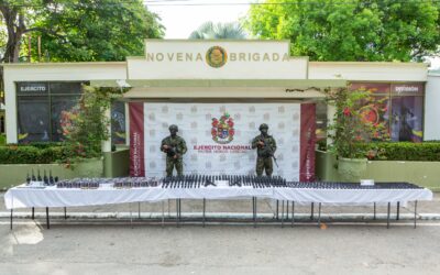 Ejército incautó 100 pistolas en zona rural de Pitalito, Huila