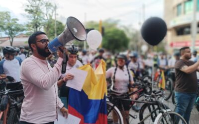 Movilización por la vida del ciclista: Un clamor en Neiva por justicia y seguridad vial