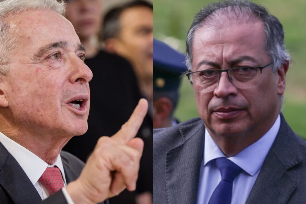 Uribe acusa a Petro de presionar a la justicia en Colombia