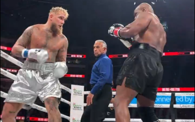 Jake Paul derrotó a Mike Tyson en una pelea que no cumplió con las expectativas