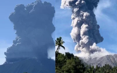 Erupciones volcánicas en la isla de Flores, Indonesia, dejan al menos diez muertos