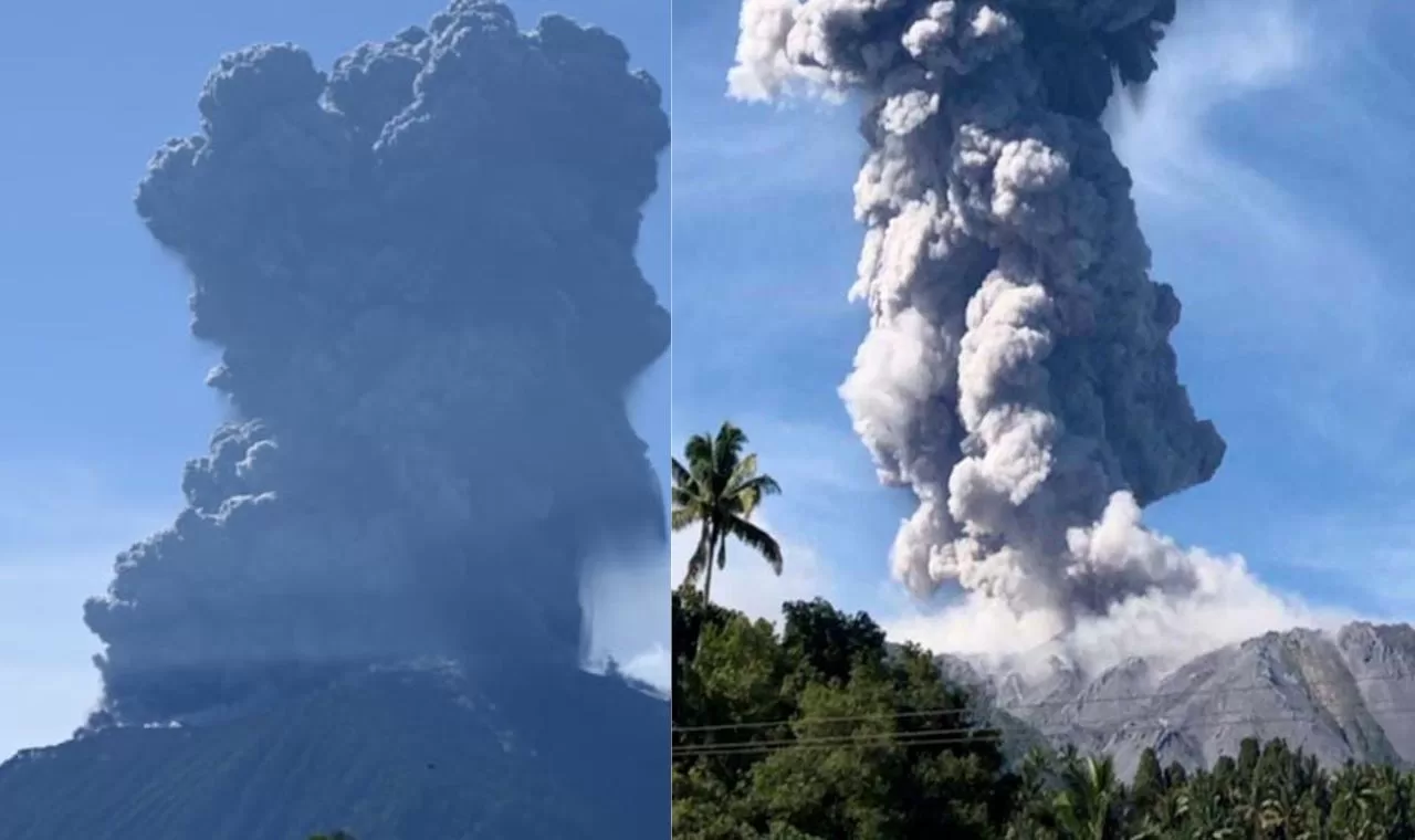 Erupciones volcánicas en la isla de Flores, Indonesia, dejan al menos diez muertos