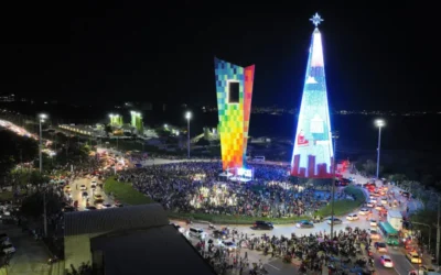 El Árbol de Navidad más grande de Colombia se encuentra en Barranquilla