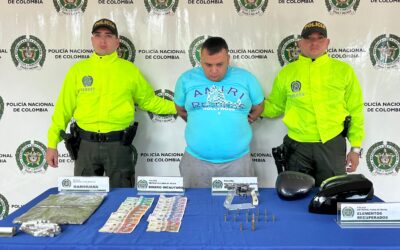 Capturaron en Neiva a ‘Simpson’, con autopartes, drogas y un arma