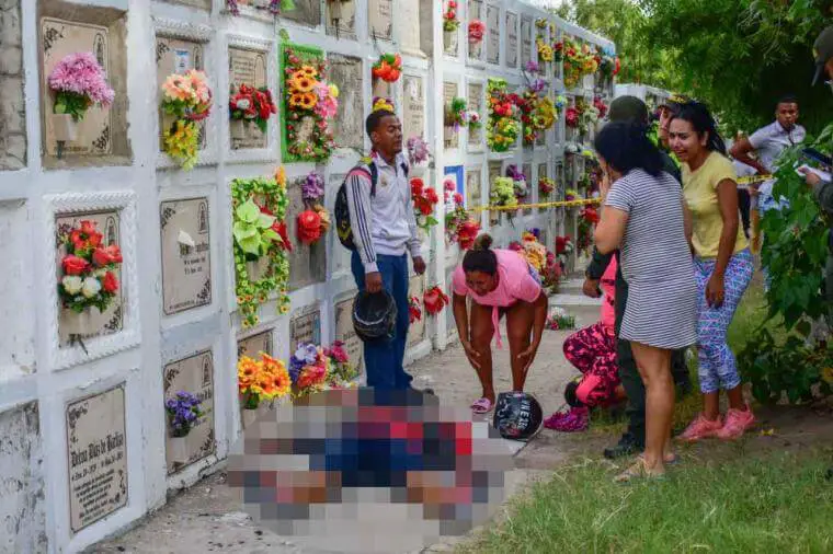 Venezolano fue asesinado al interior de un cementerio en Gigante