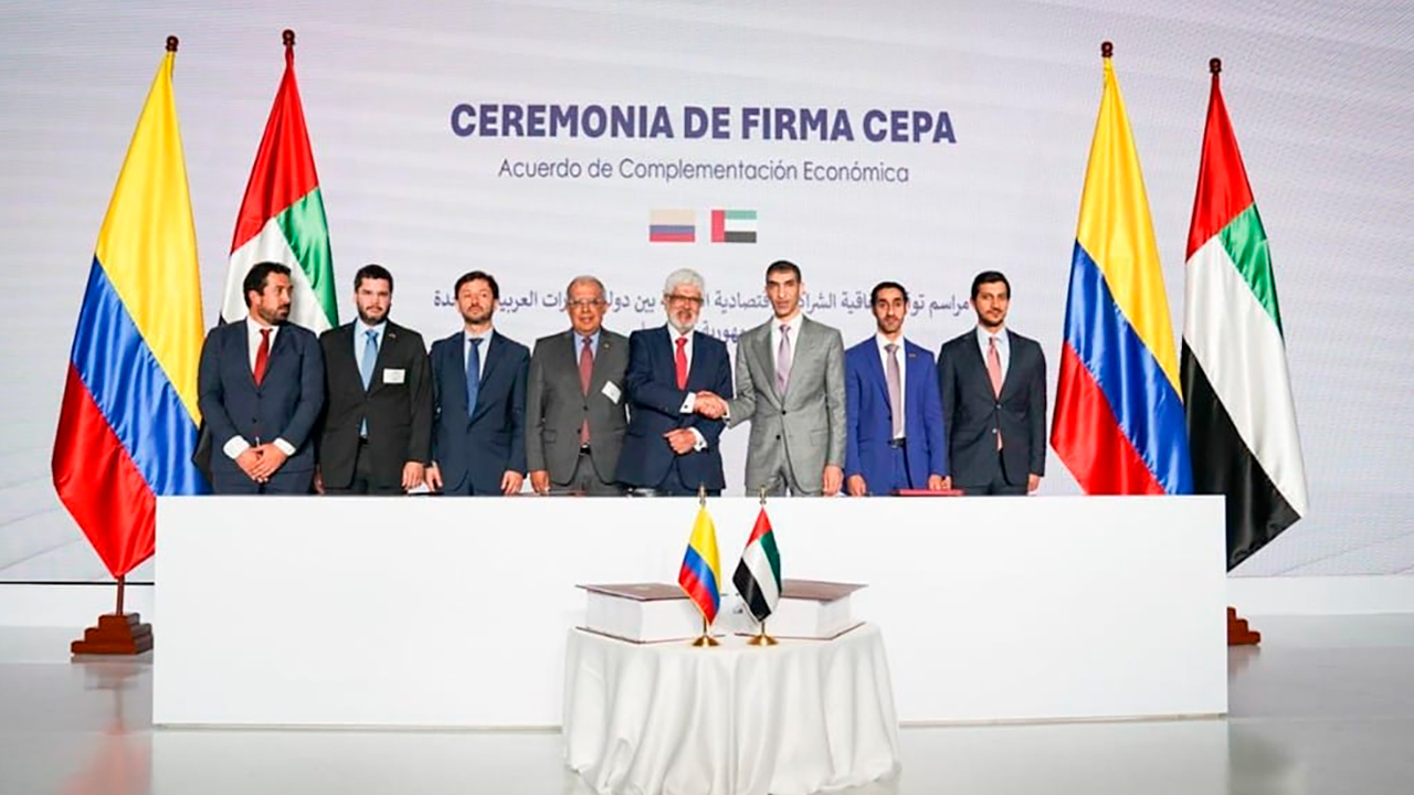 Colombia y Emiratos Árabes Unidos firmaron Acuerdo de Asociación Económica