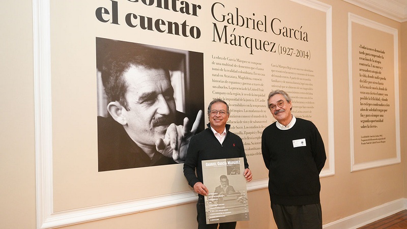 Petro inauguró la sala Gabriel García Márquez en la casa de Nariño