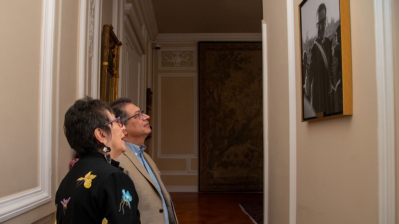 Retrato inédito de Salvador Allende llegó a la Casa Nariño