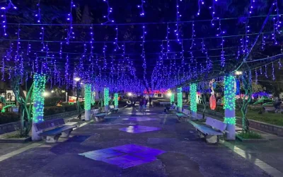 [Imágenes] Yaguará inauguró su alumbrado navideño