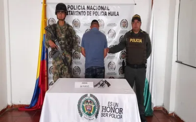Capturan un hombre en zona rural de la Argentina Portando un arma de fuego ilegal