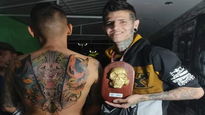 Laboyano ganó concurso nacional de tatuaje