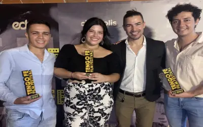 Jóvenes de Neiva brillan en festival de cortometrajes en Barranquilla