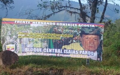 Siguen apareciendo pancartas y grafitis de las disidencias en el Huila