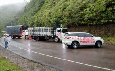 Alerta en la vía Florencia-Suaza por acciones de grupos armados ilegales