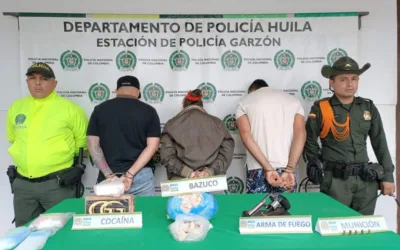 Capturados con varias dosis de alucinógenos en Garzón